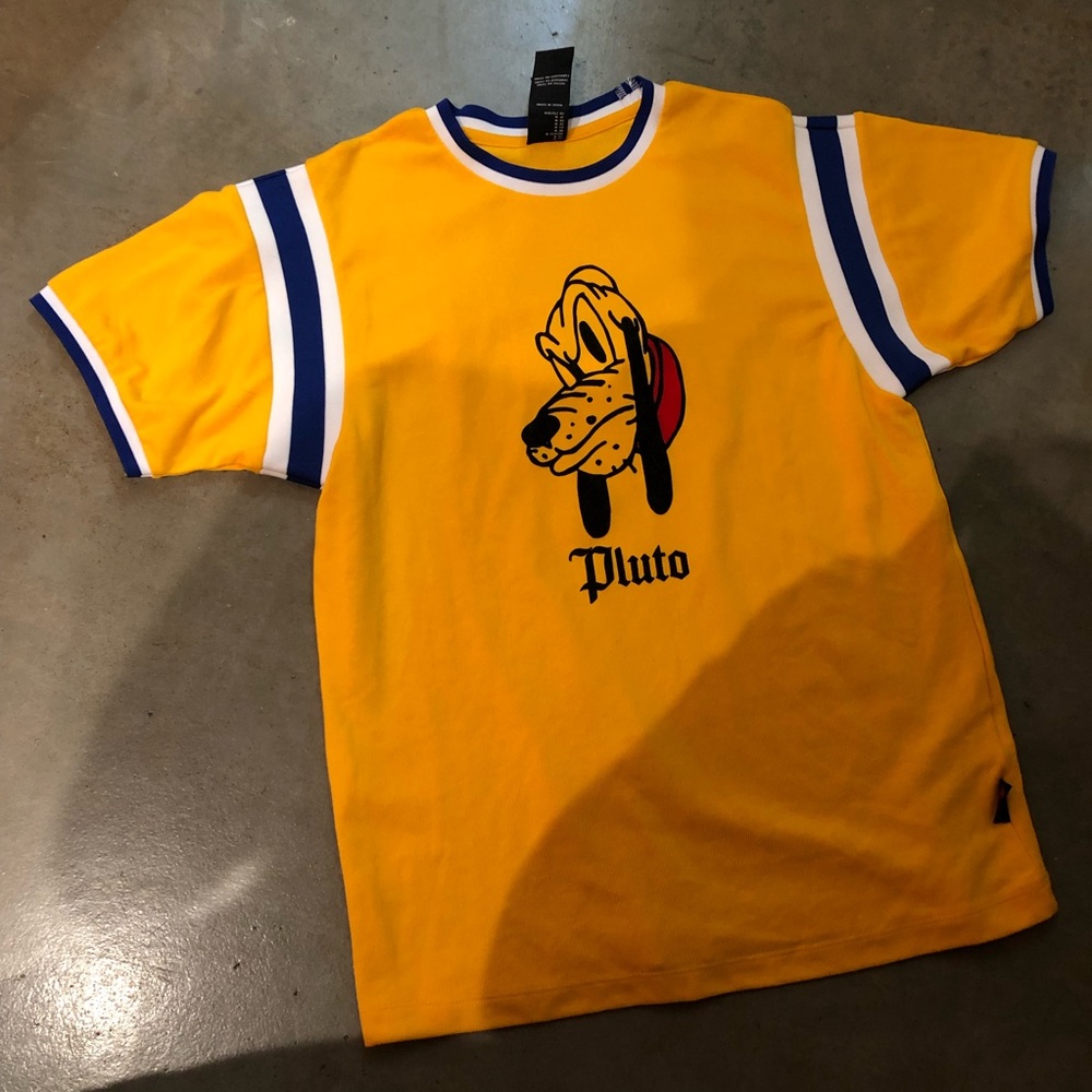 NWOT Limited Edition Disney x Forever 21 Pluto Men’s T Shirt / Jersey #LT4